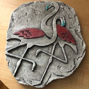 Flamingo stepping stone
